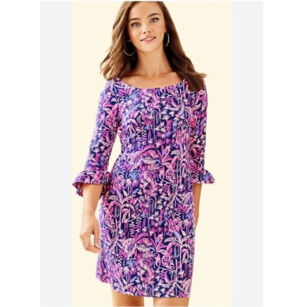 Lilly Pulitzer Sophie Ruffle Dress Womens Small